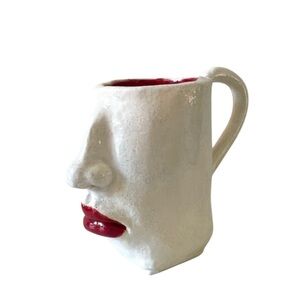 Handcrafted Nose and Lips Mug